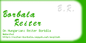 borbala reiter business card